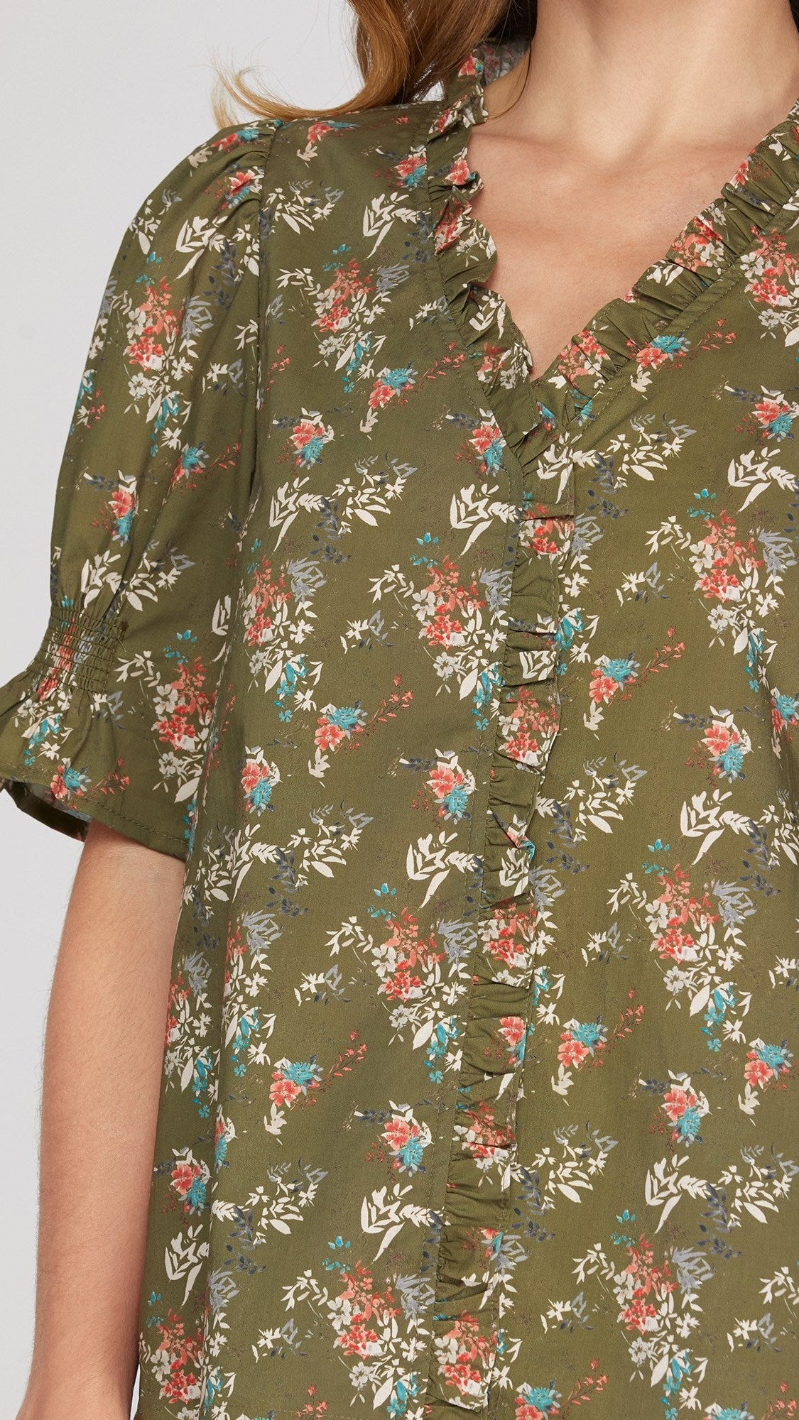 ELLE SHORT SLEEVE BLOUSE