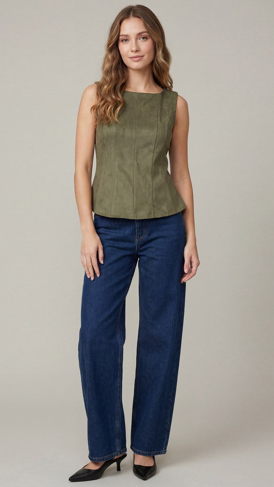SADIE PLEATED TOP