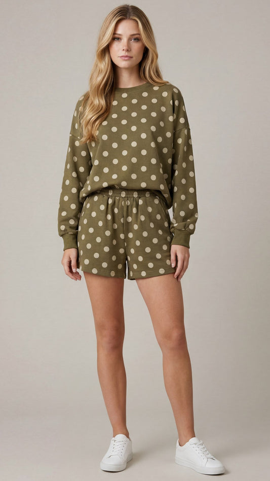 CLAIRE POLKA DOT SHORTS