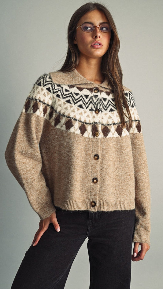 JAYA GEOMETRIC SWEATER