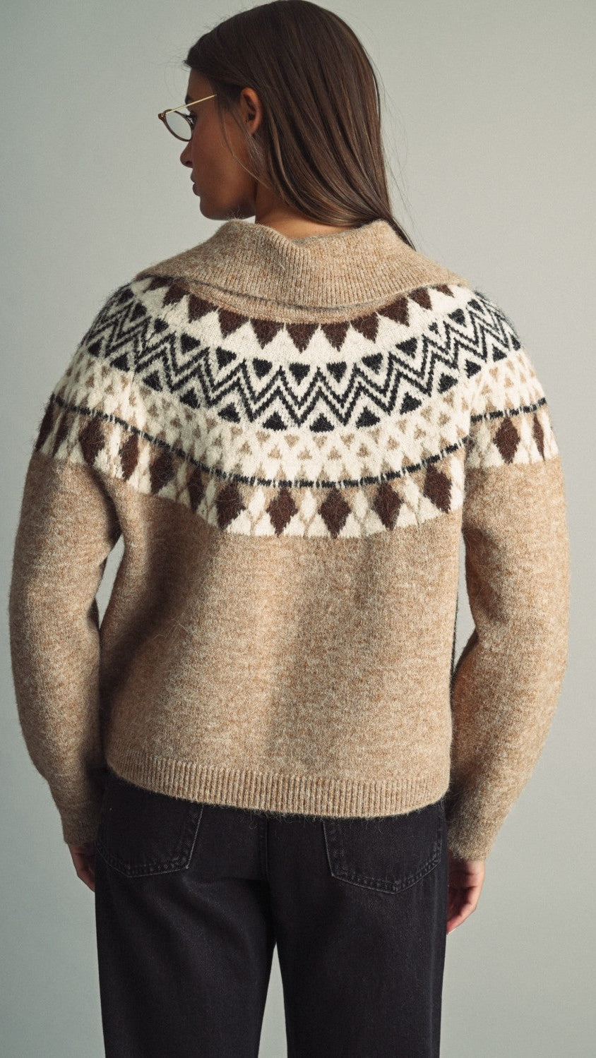 JAYA GEOMETRIC SWEATER