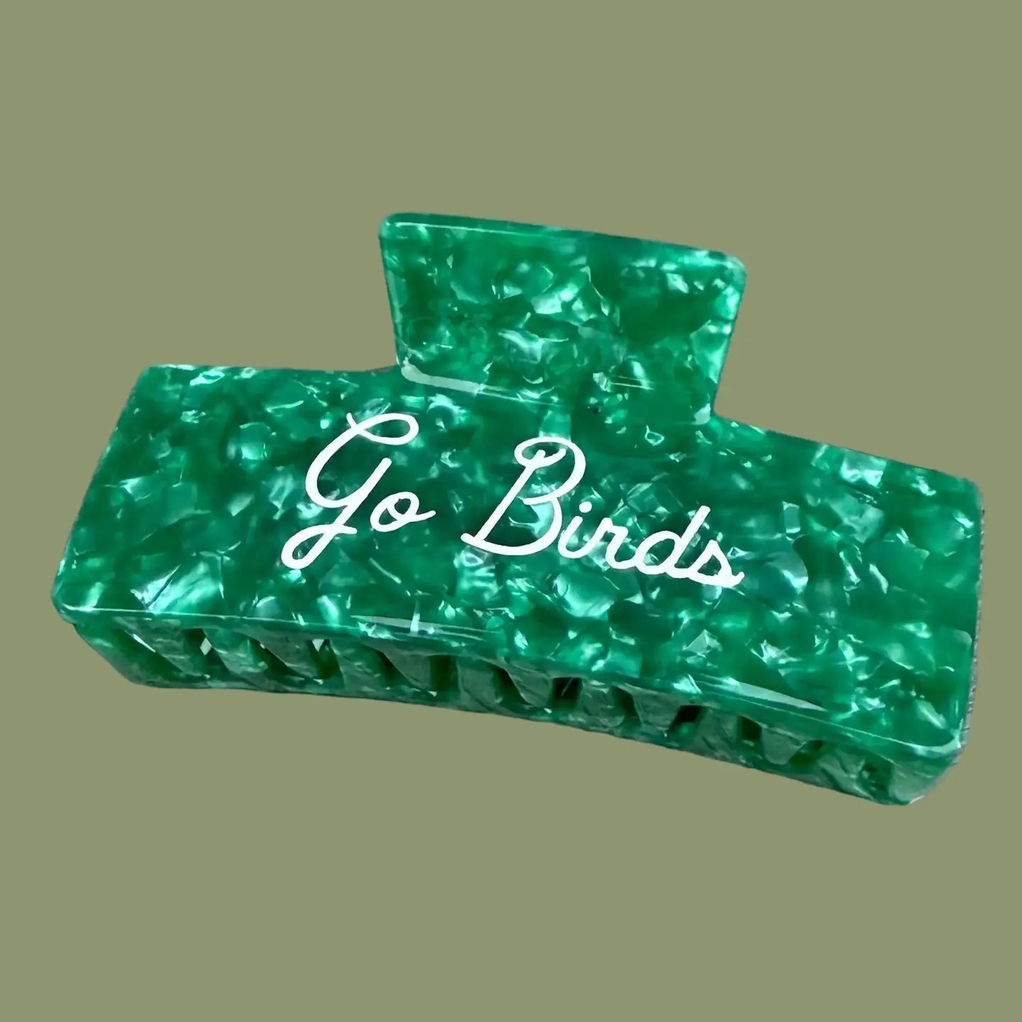 GO BIRDS SQUARE CLAW CLIP
