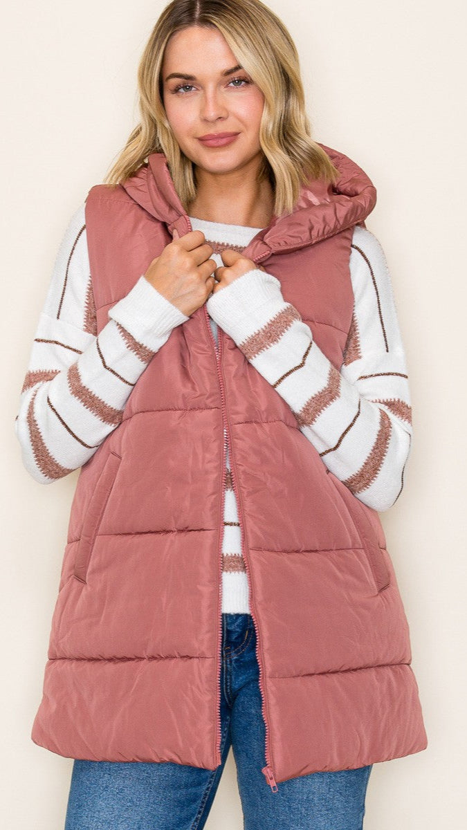 SALLY HOODED VEST