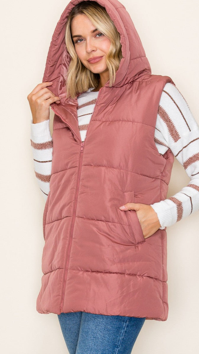 SALLY HOODED VEST