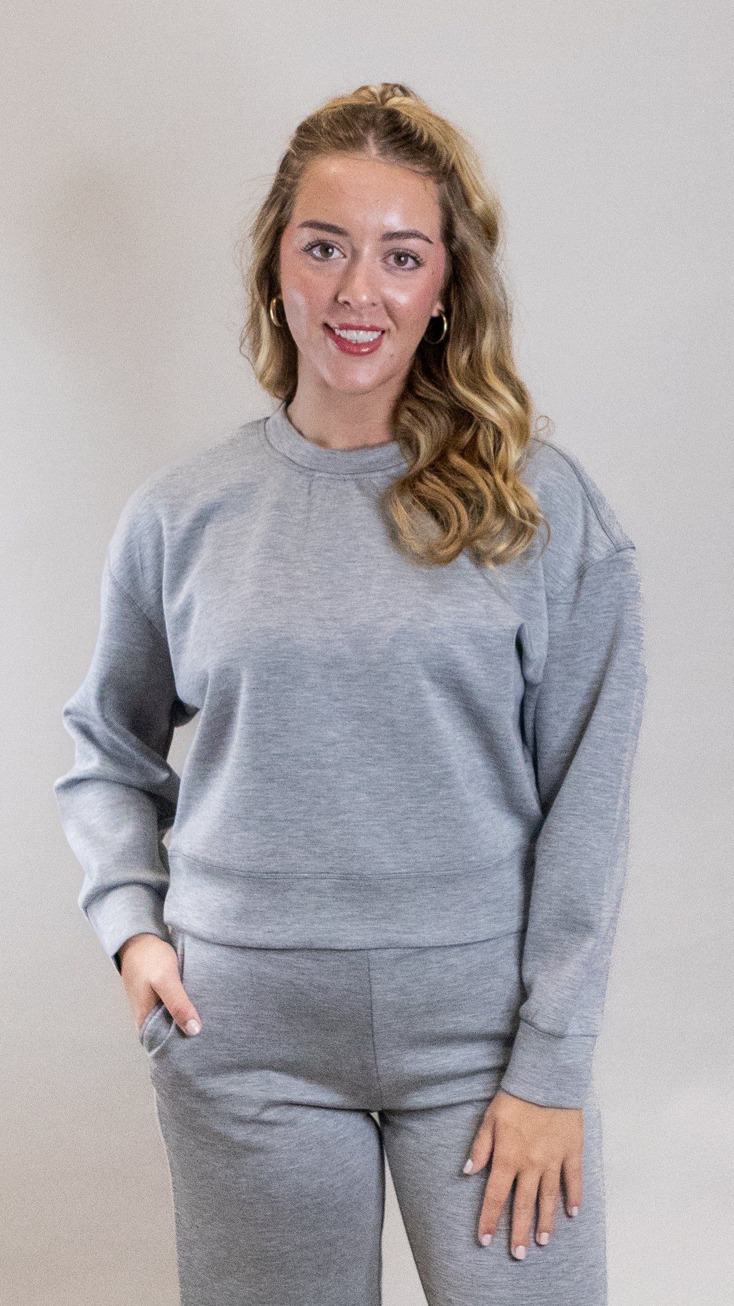 LUCIE MELANGE PULLOVER