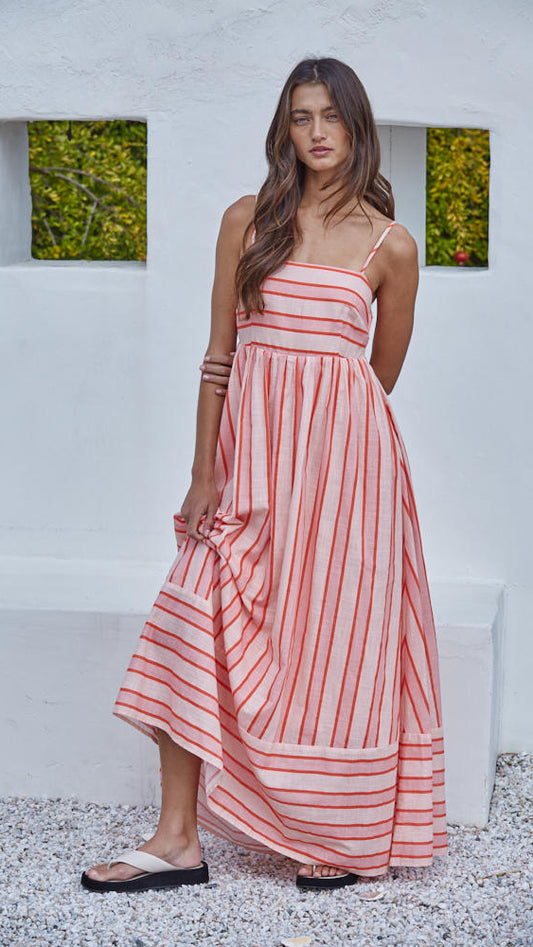 LILLIE STRIPED DRESS