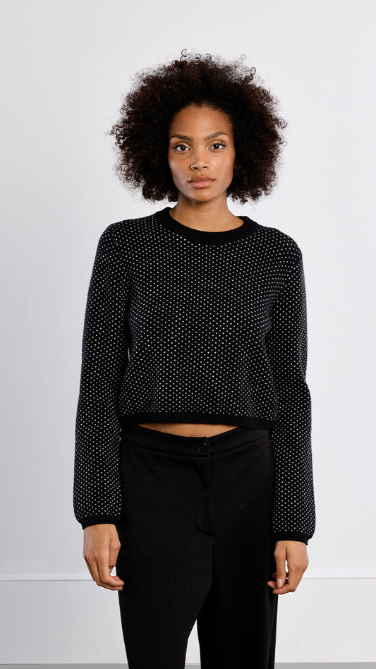 POSIE POLKA DOT SWEATER
