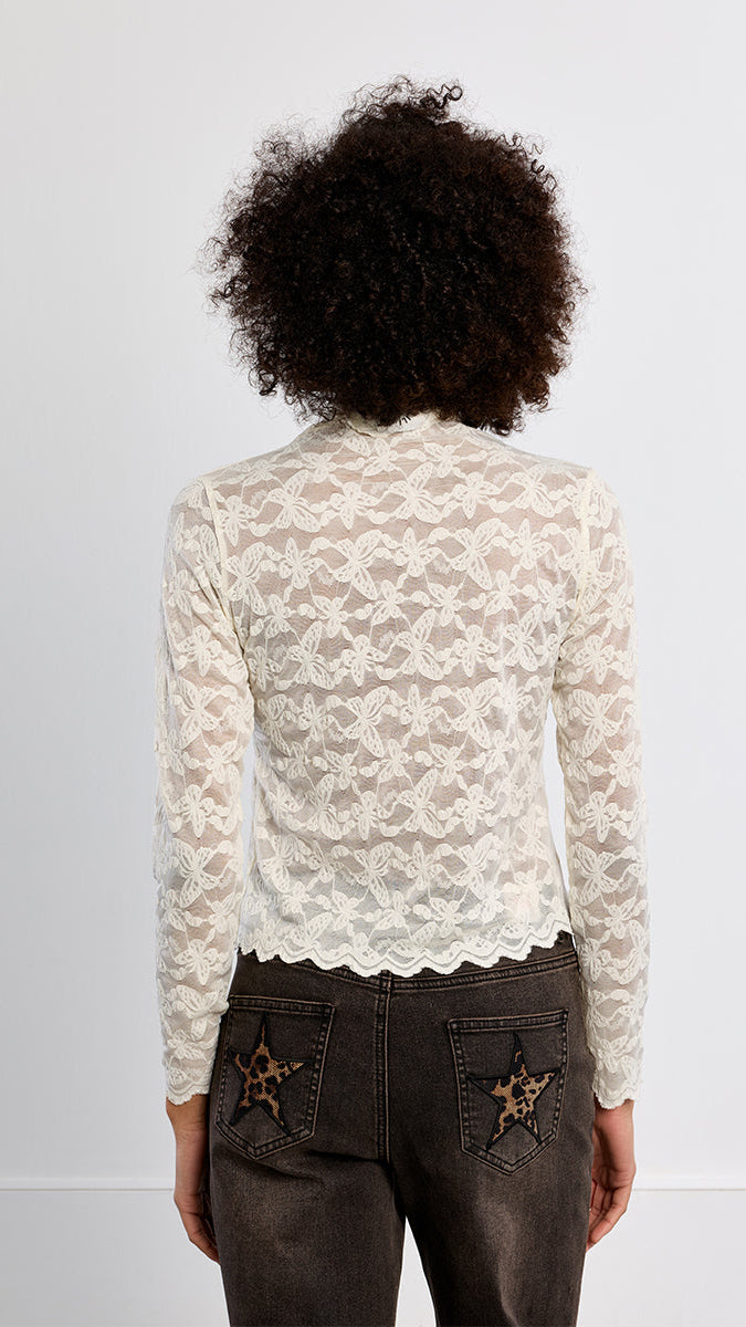 BIRDIE LACE TOP