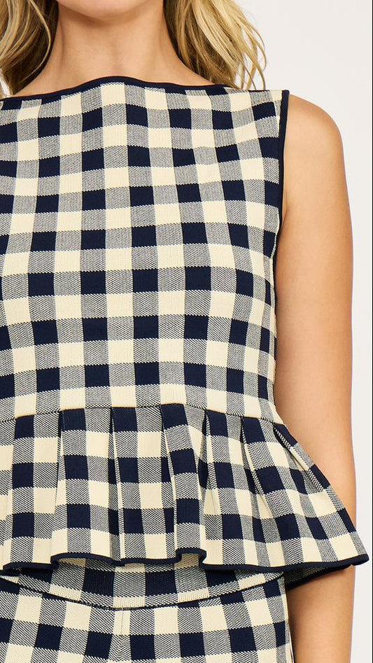 CLARA PEPLUM TOP