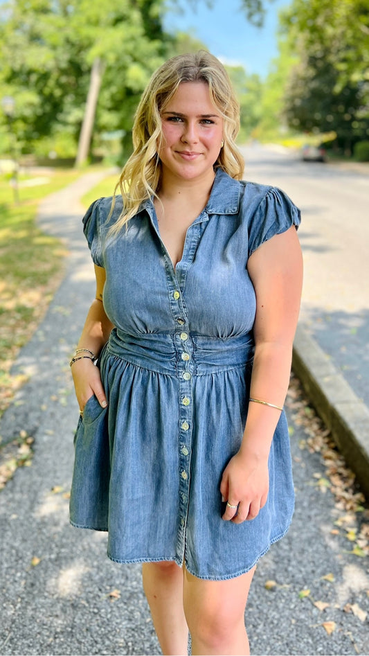 SAWYER DENIM DRESS