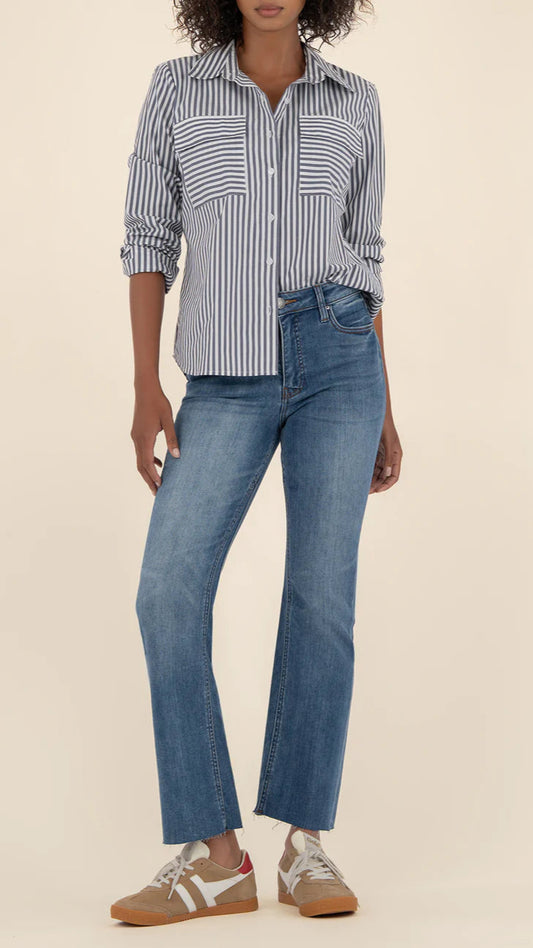 KELSEY HIGH RISE ANKLE FLARE