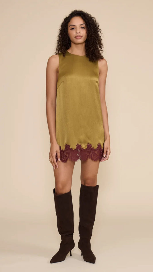 ROXY LACE HEM DRESS