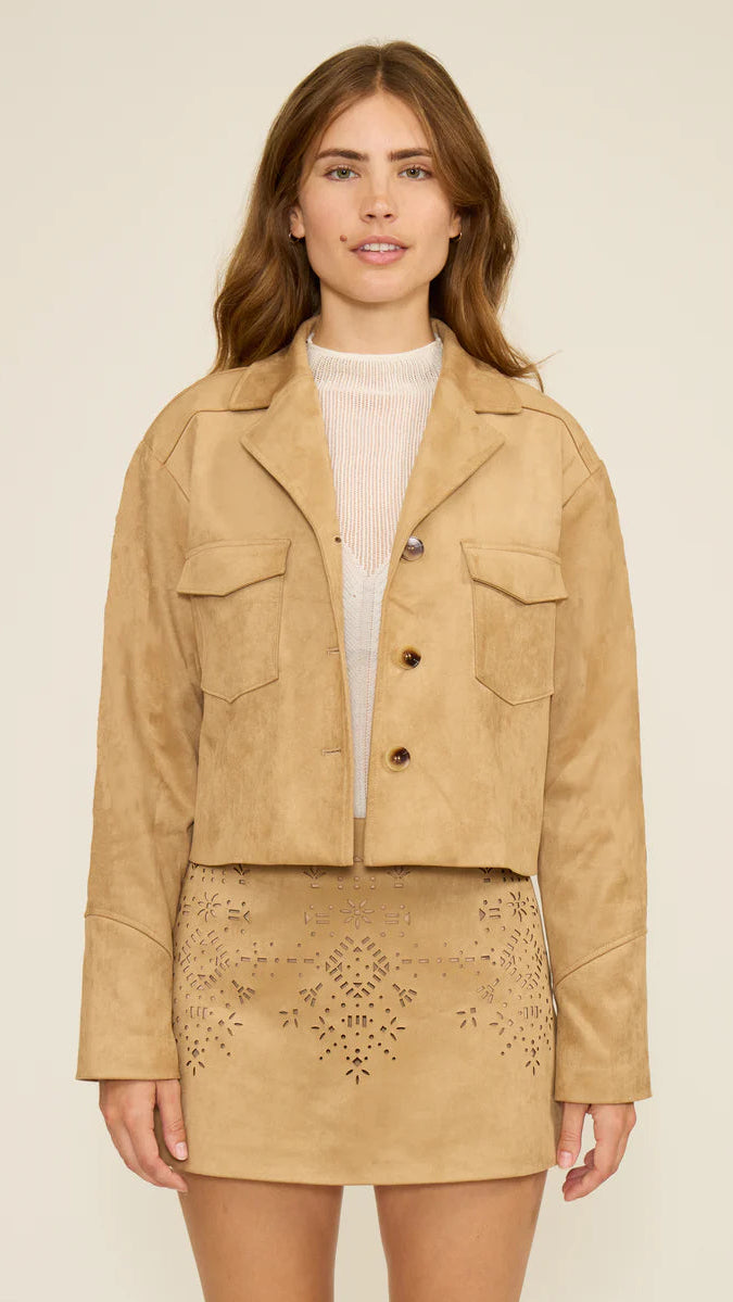 PRESLEY FAUX SUEDE JACKET