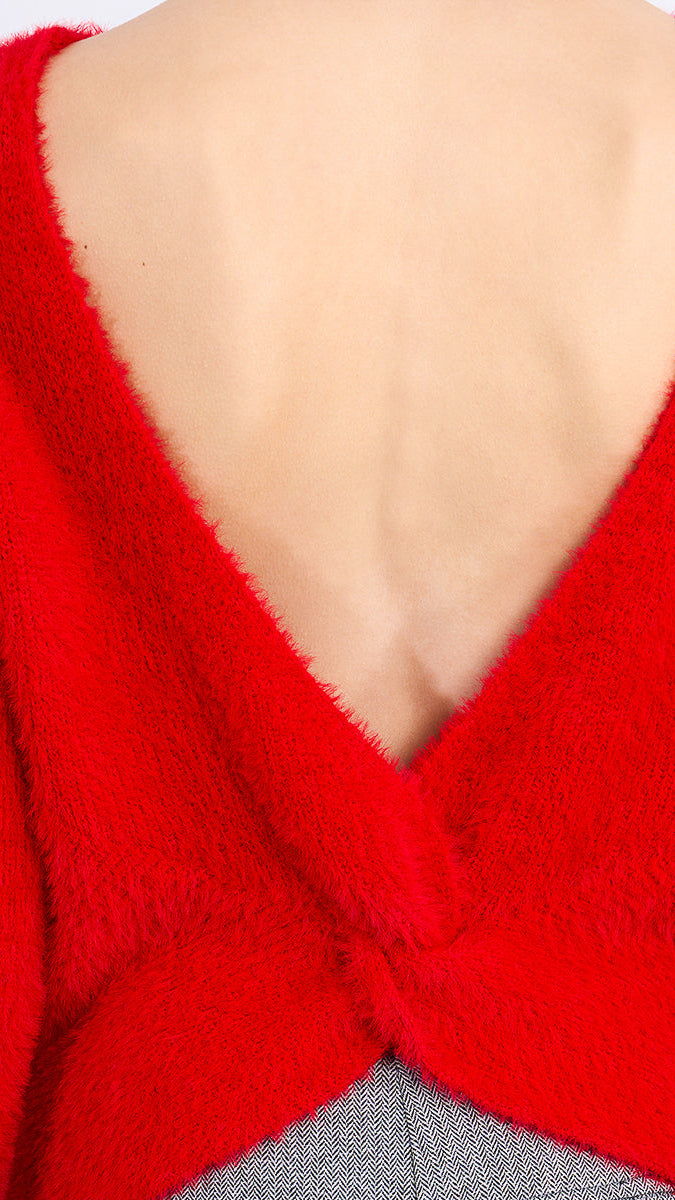 HOLIDAY RED SWEATER