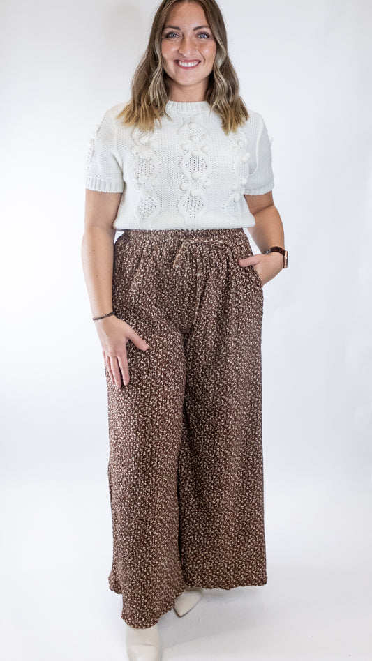 DITSY FLORAL CORDUROY PANT