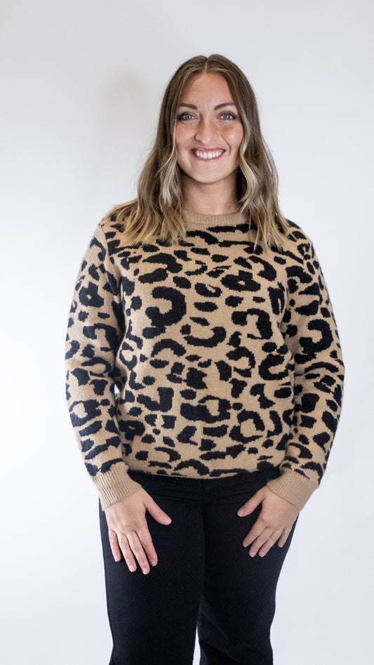 ZAYA LEOPARD SWEATER