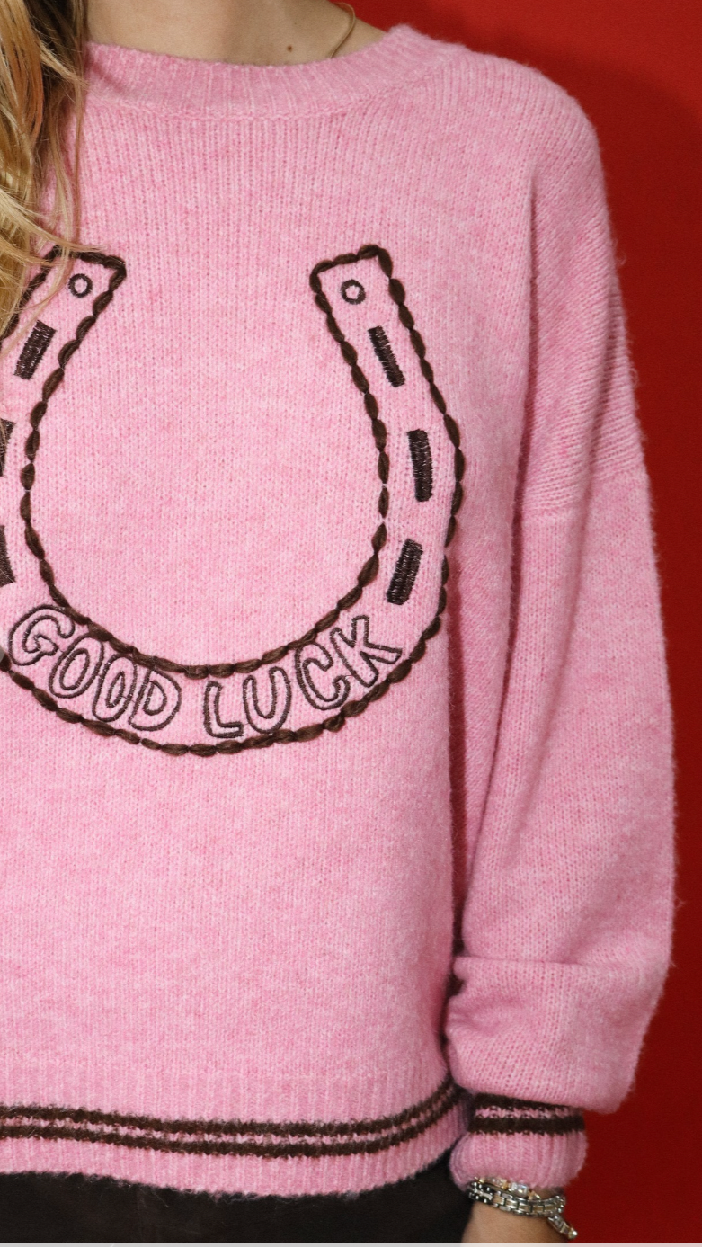GOOD LUCK BABE SWEATER