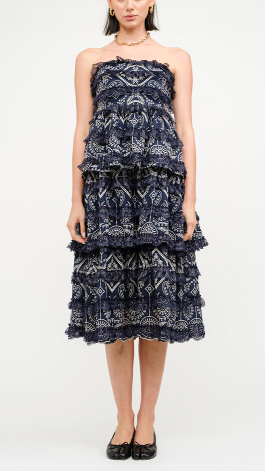 RUMI LACE MIDI DRESS