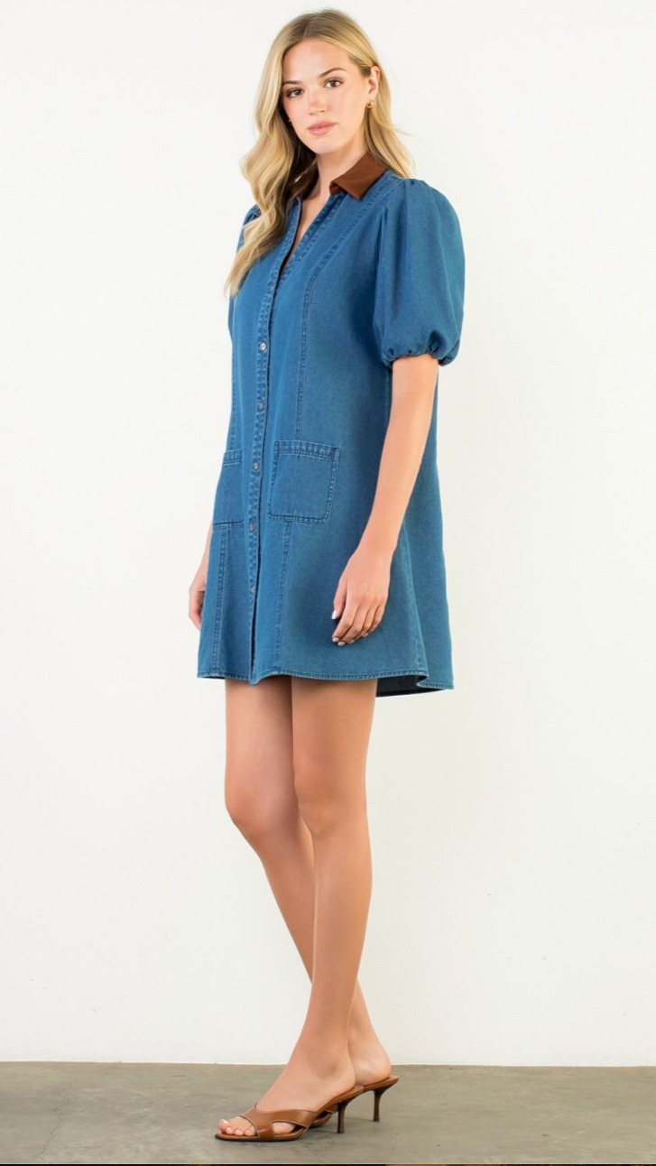 BRIAR TWO-TONED DRESS