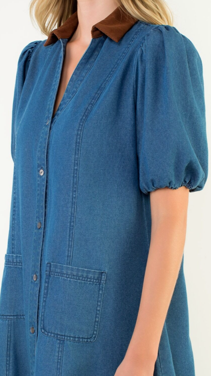 BRIAR TWO-TONED DRESS
