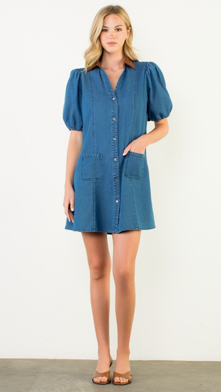 BRIAR TWO-TONED DRESS