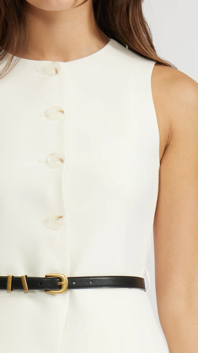 ANNA BELTED VEST