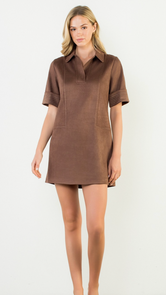MONICA COLLARED DRESS