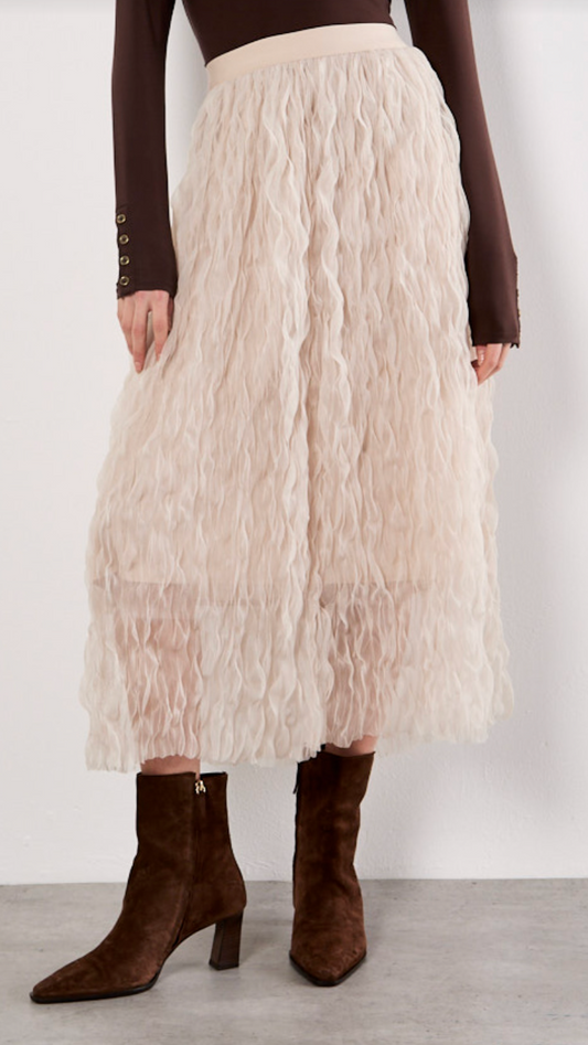 SASHA WAVY TULLE SKIRT
