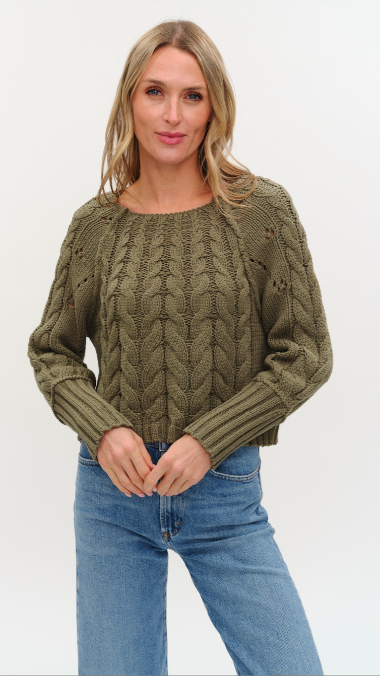 ALEXA BOAT NECK SWEATER