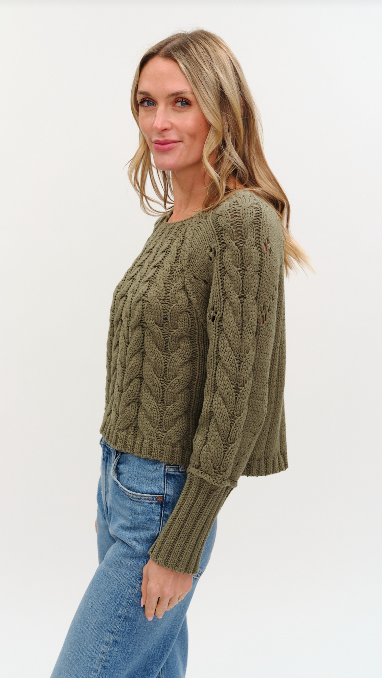 ALEXA BOAT NECK SWEATER