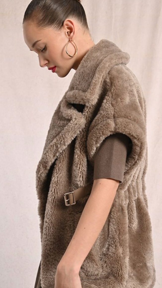 OLIVIA BELTED VEST