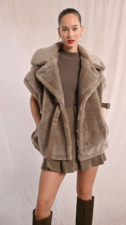 OLIVIA BELTED VEST