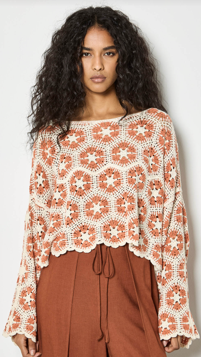 LAYLA CROCHET SWEATER