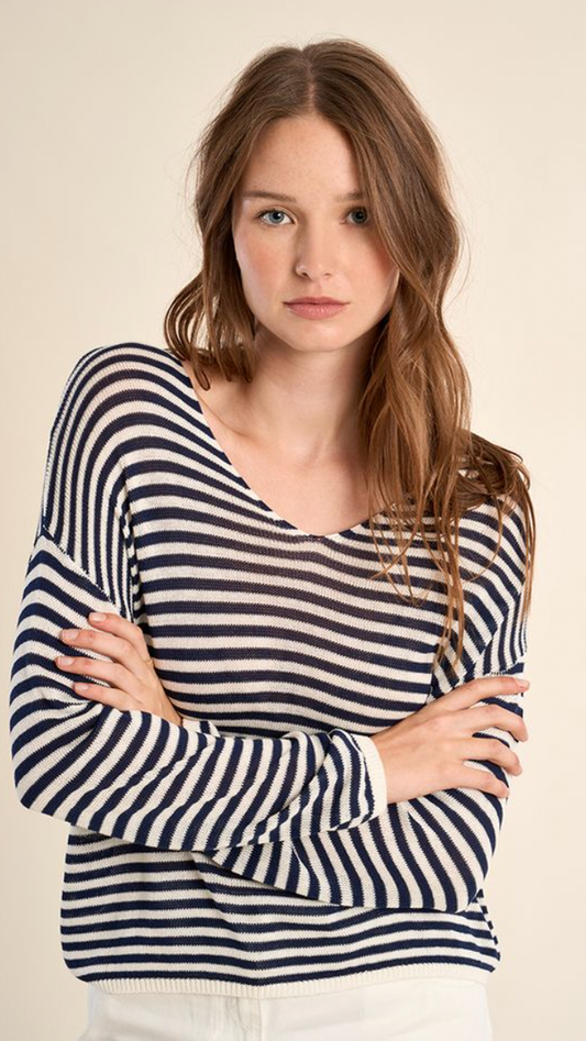 BRI STRIPED SWEATER