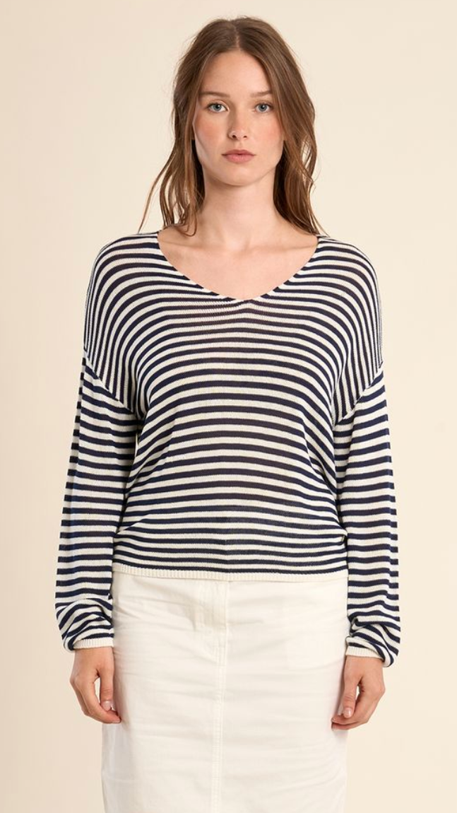 BRI STRIPED SWEATER