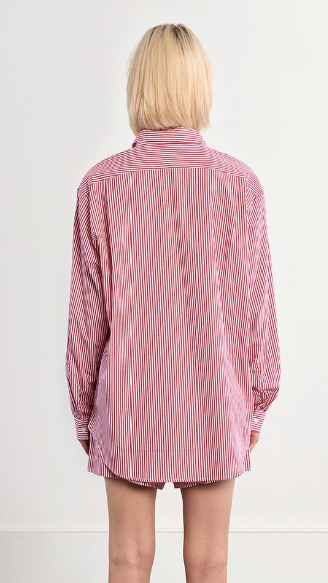 LOLLY STRIPED BUTTON DOWN