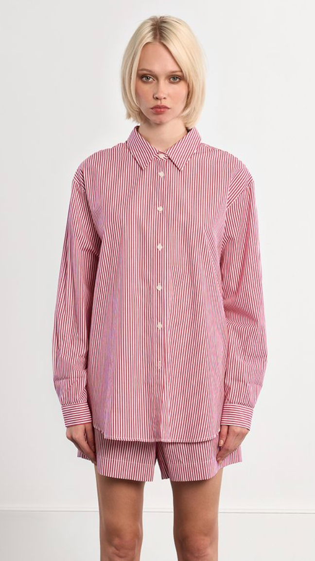 LOLLY STRIPED BUTTON DOWN