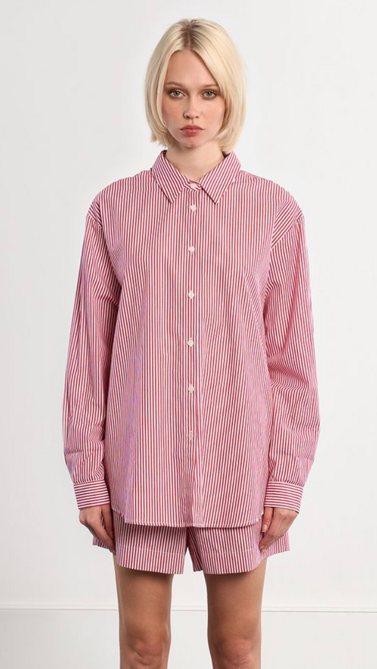 LOLLY STRIPED BUTTON DOWN