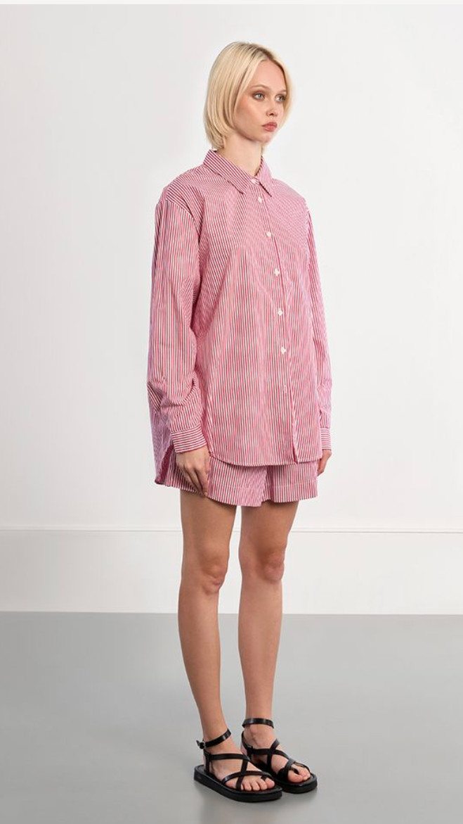 LOLLY STRIPED BUTTON DOWN