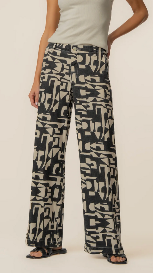 MEG LINEN WIDE LEG PANTS