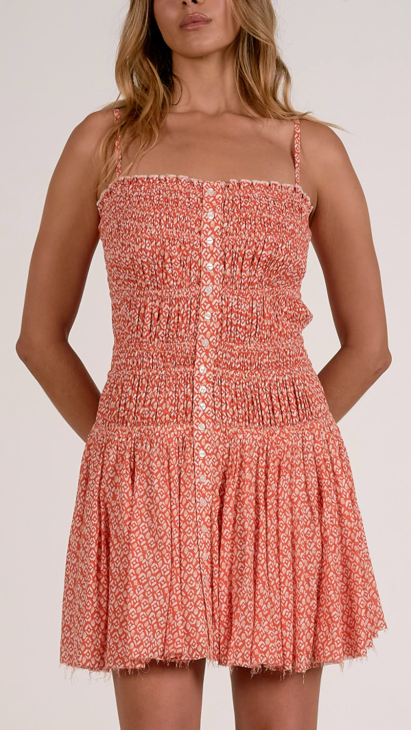 ADLEIGH SMOCKED DRESS