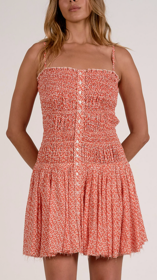 ADLEIGH SMOCKED DRESS