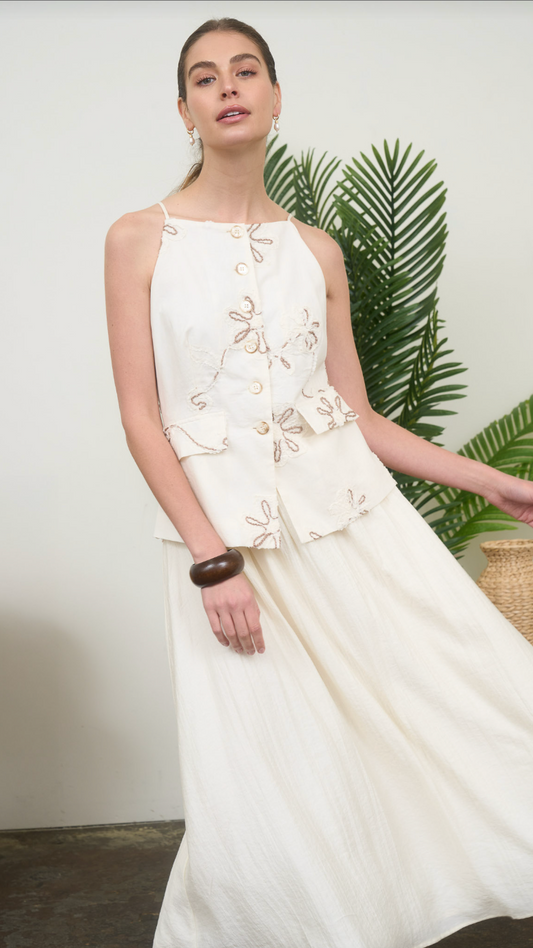 JESSIE HALTER MIDI DRESS