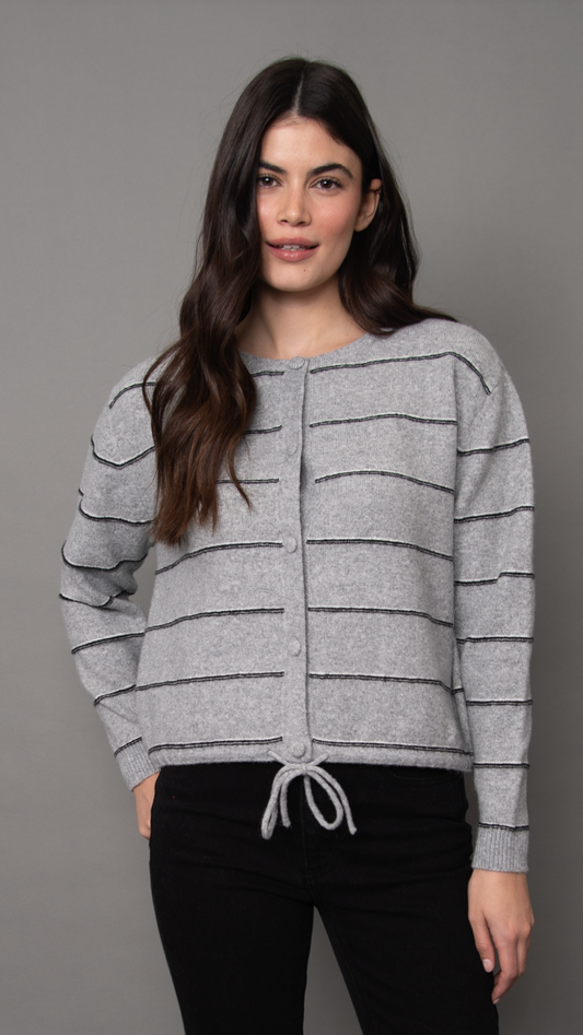 BOUDICA LONG SLEEVE CREW NECK CARDIGAN