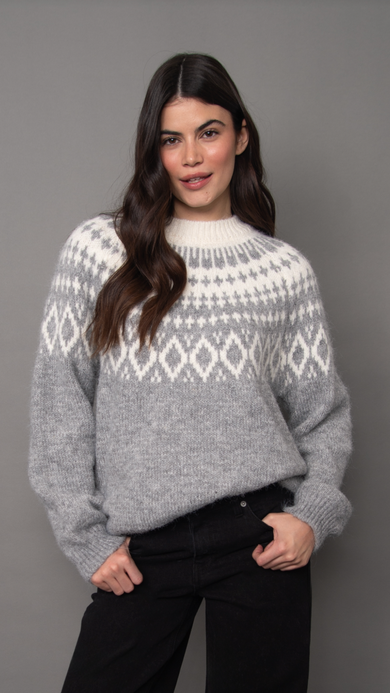 HASANA FAIR ISLE SWEATER