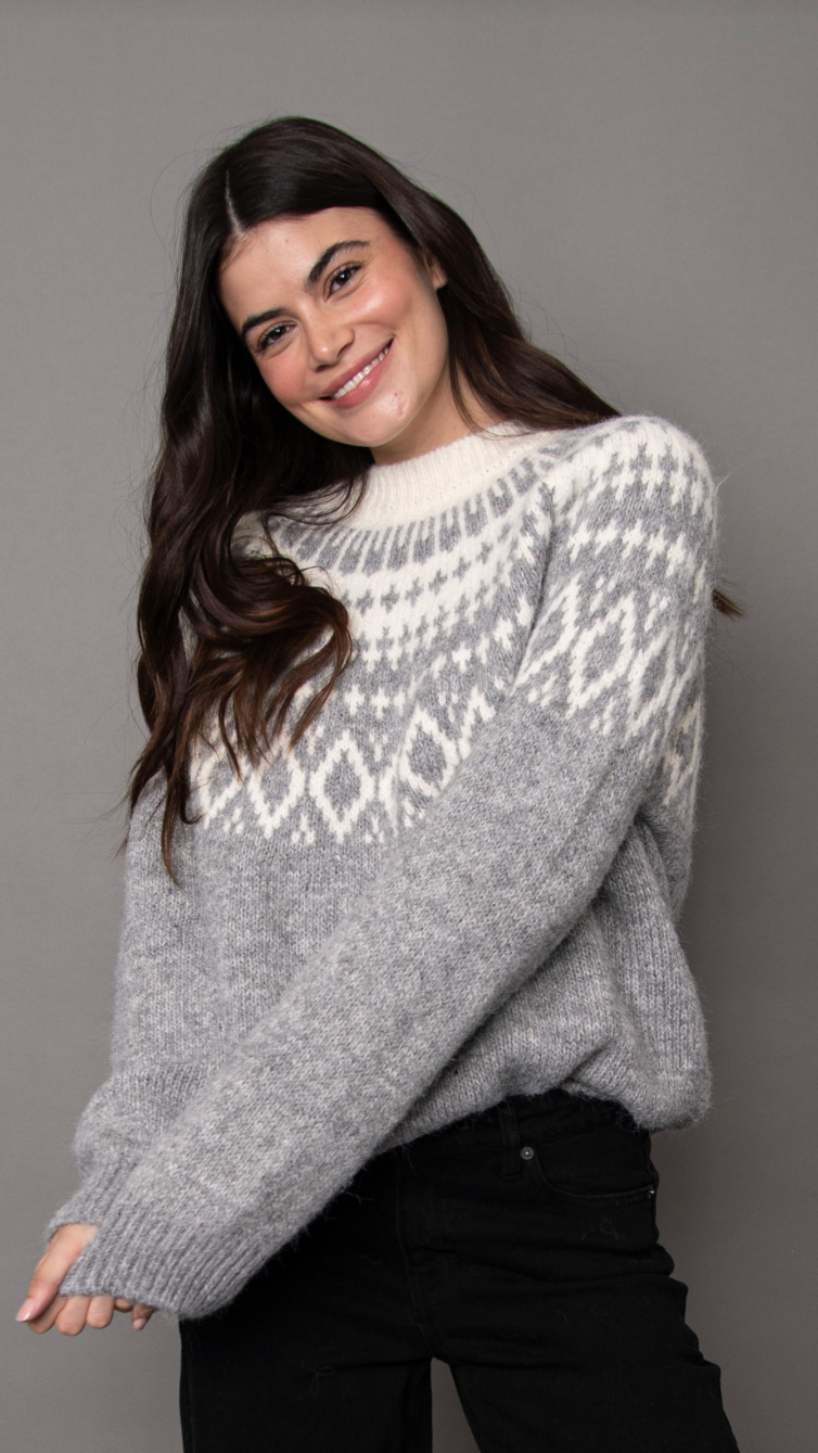 HASANA FAIR ISLE SWEATER