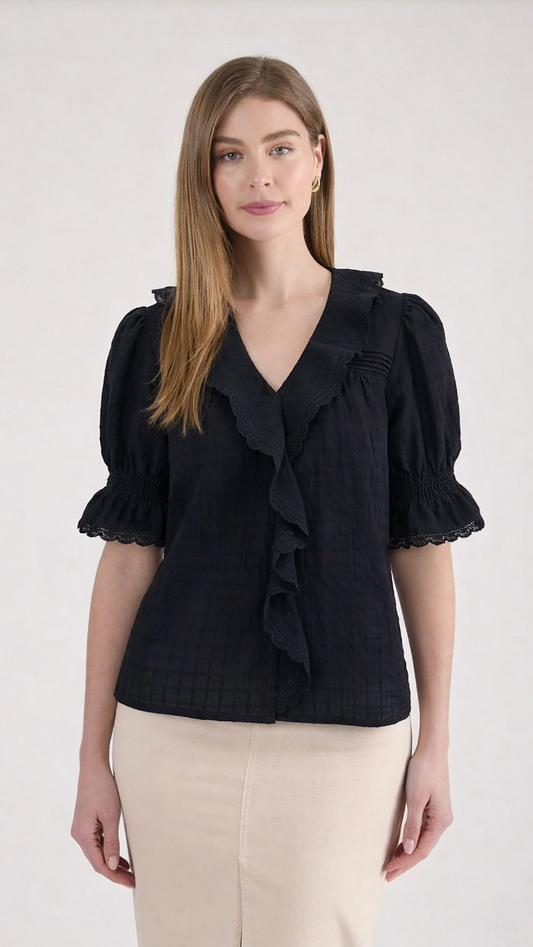 ELLIOT SHORT SLEEVE BLOUSE