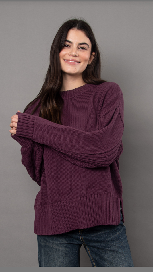 LILLA LONG SLEEVE CREW