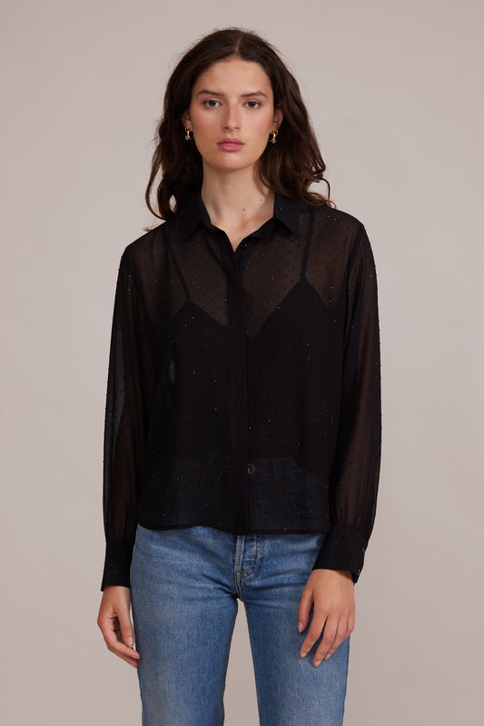 RANA EMBELLISHED BUTTON DOWN