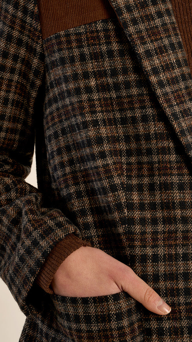 IRIS PLAID BLAZER